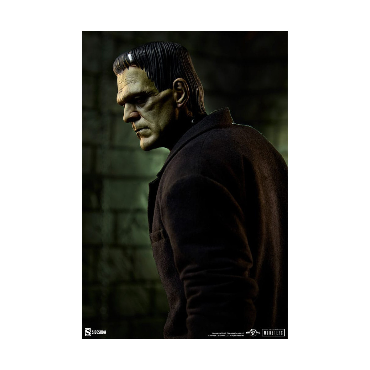 Sideshow Universal Monsters - Formato Premium Frankenstein (Traje de tela) 1/4