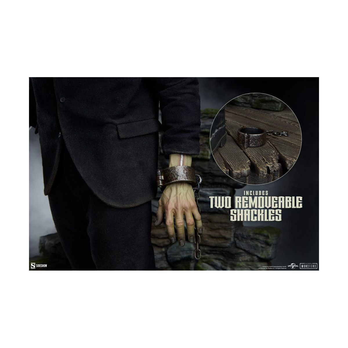 Sideshow Universal Monsters - Formato Premium Frankenstein (Traje de tela) 1/4