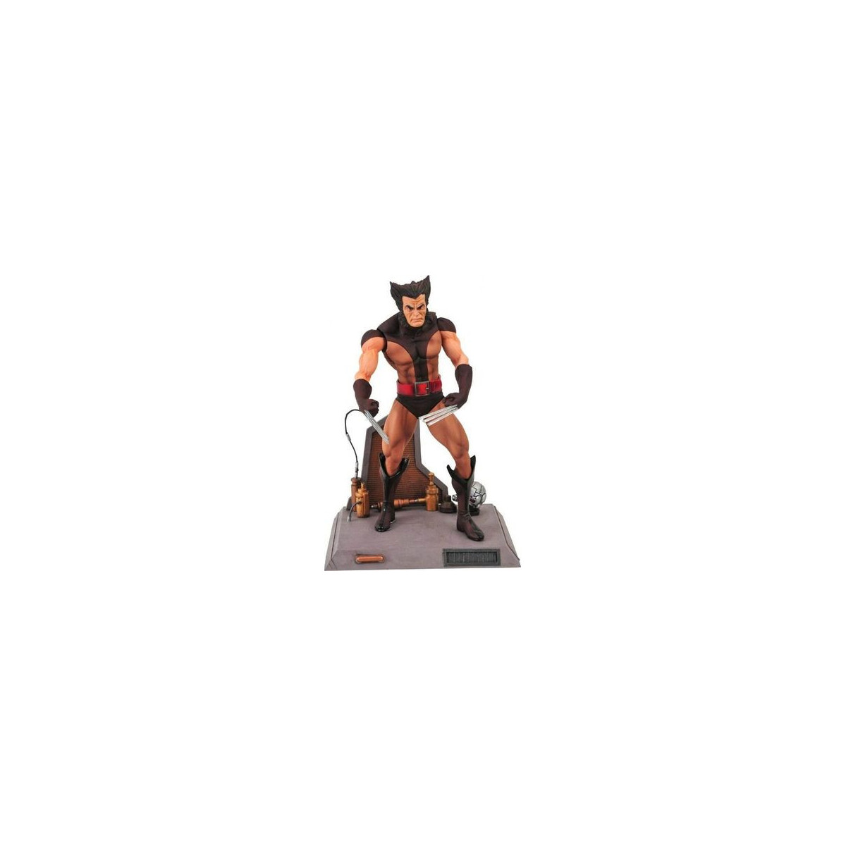 Diamond Select - Marvel Select Wolverine Brown desenmascarado