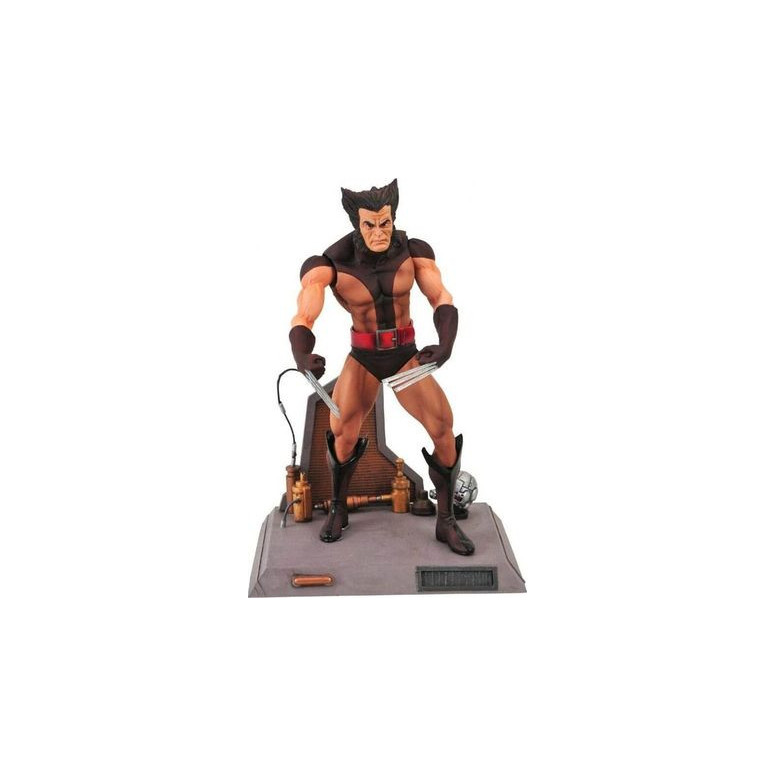 Diamond Select - Marvel Select Wolverine Brown desenmascarado