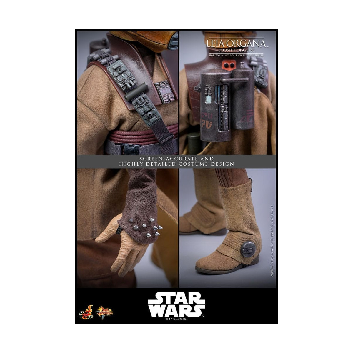 Hot Toys Star Wars El Retorno del Jedi - Movie Masterpiece Figurita 1/6 Han Solo