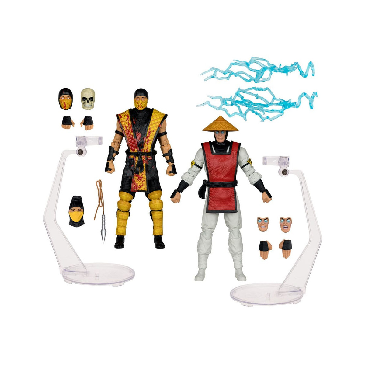 Mc Farlane - Mortal Kombat Klassics - Scorpion vs. Raiden 2-Pack 1/12