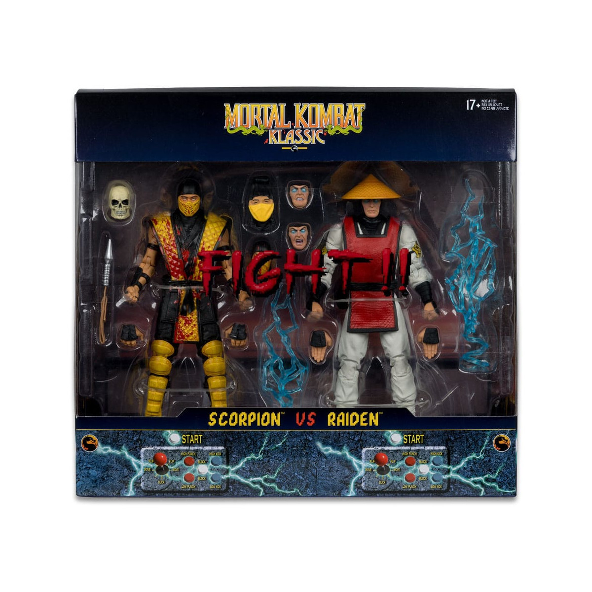 Mc Farlane - Mortal Kombat Klassics - Scorpion vs. Raiden 2-Pack 1/12