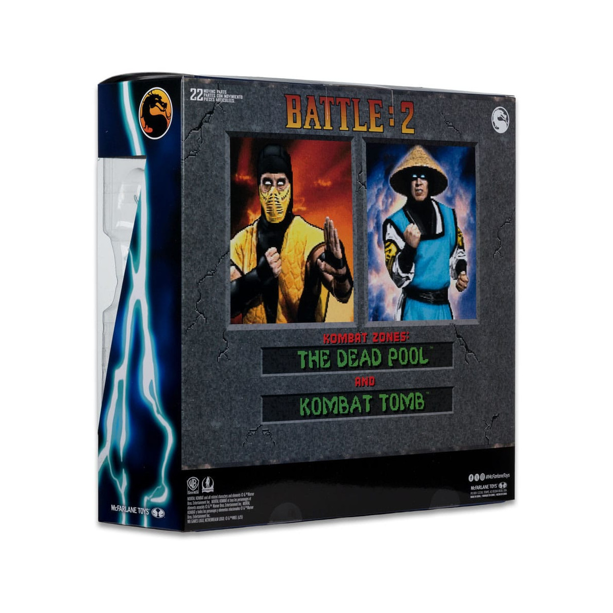 Mc Farlane - Mortal Kombat Klassics - Scorpion vs. Raiden 2-Pack 1/12