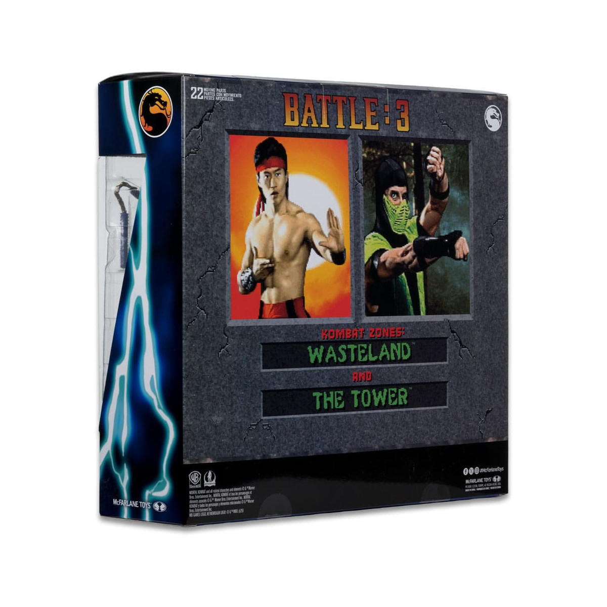 Mc Farlane - Mortal Kombat Klassics - Liu Kang vs. Reptile 2-Pack 1/12