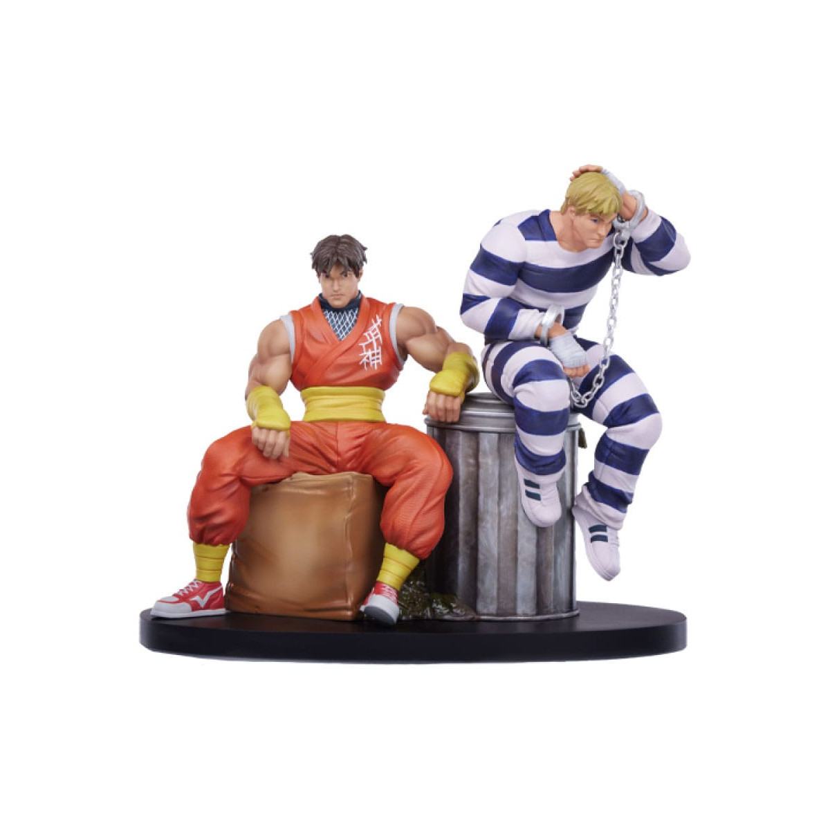 PCS - Street Fighter street Jam - Juego de estatuas a escala 1:10 de Cody y Guy