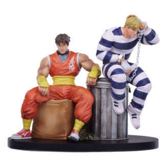 PCS - Street Fighter street Jam - Juego de estatuas a escala 1:10 de Cody y Guy