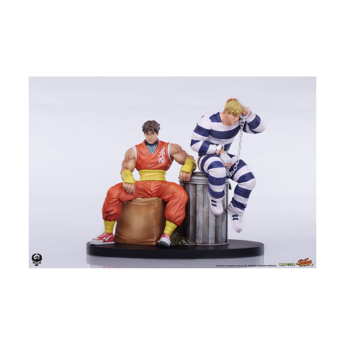 PCS - Street Fighter street Jam - Juego de estatuas a escala 1:10 de Cody y Guy