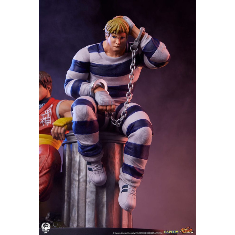 PCS - Street Fighter street Jam - Juego de estatuas a escala 1:10 de Cody y Guy