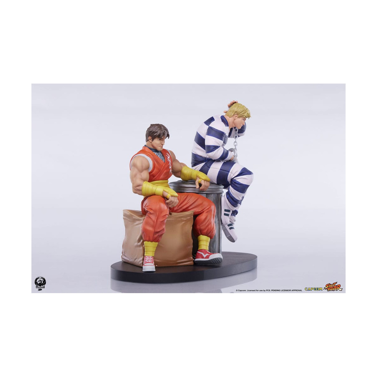 PCS - Street Fighter street Jam - Juego de estatuas a escala 1:10 de Cody y Guy