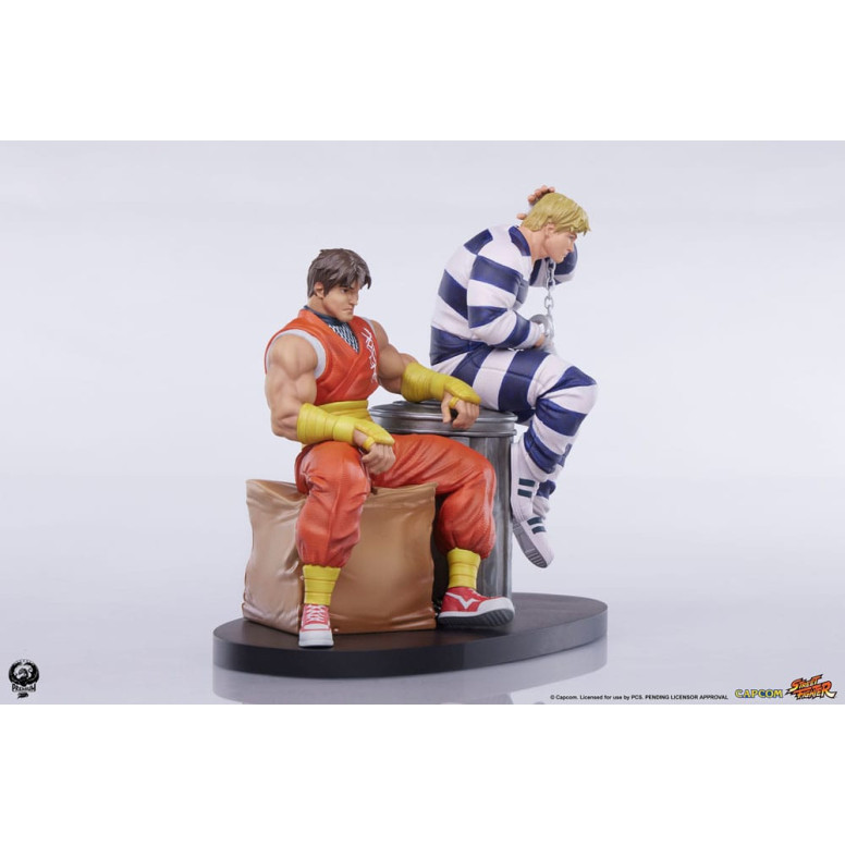 PCS - Street Fighter street Jam - Juego de estatuas a escala 1:10 de Cody y Guy
