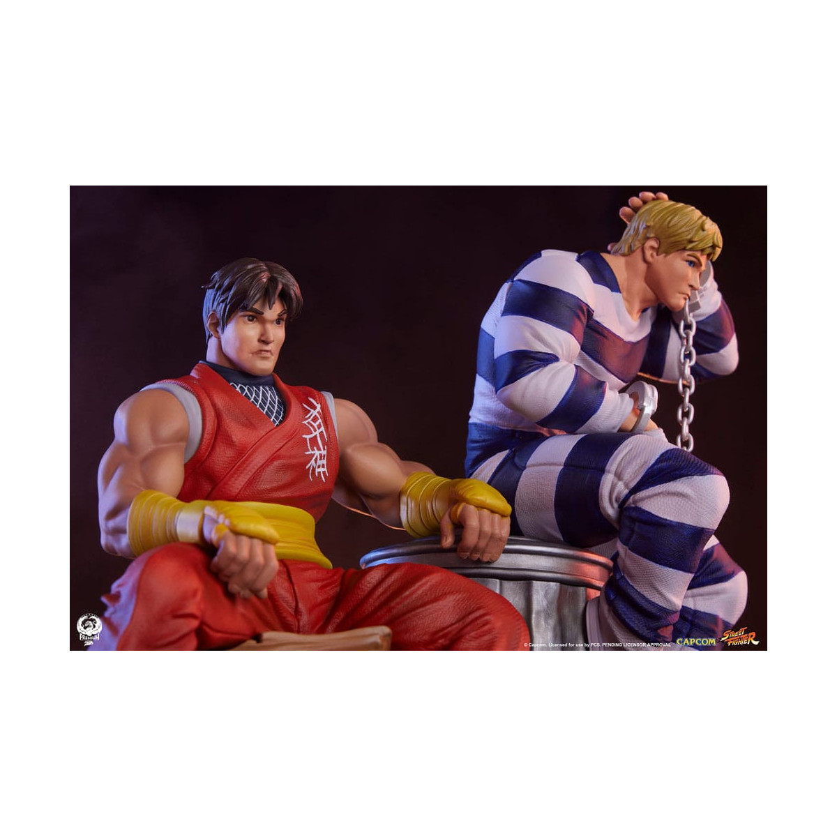 PCS - Street Fighter street Jam - Juego de estatuas a escala 1:10 de Cody y Guy