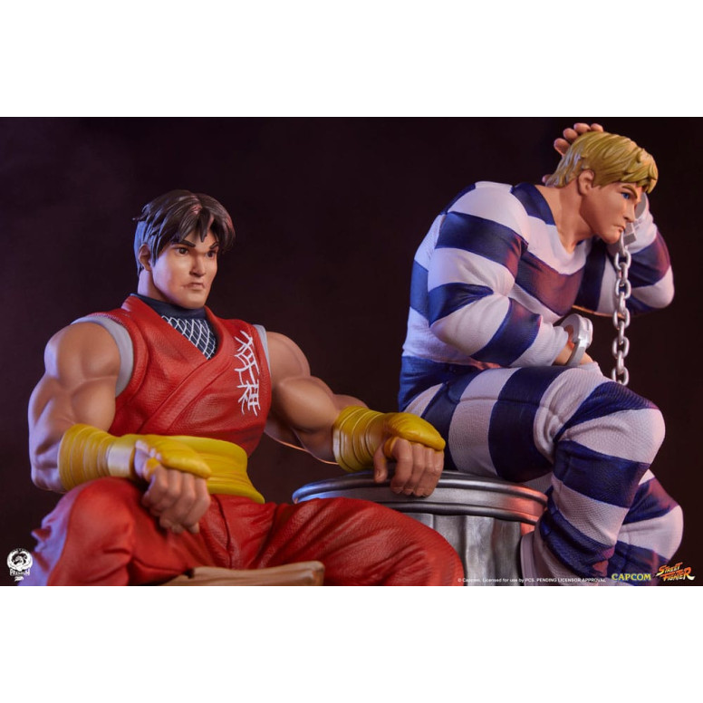 PCS - Street Fighter street Jam - Juego de estatuas a escala 1:10 de Cody y Guy