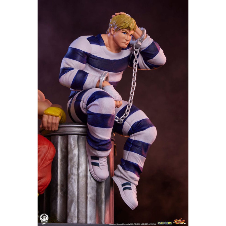 PCS - Street Fighter street Jam - Juego de estatuas a escala 1:10 de Cody y Guy