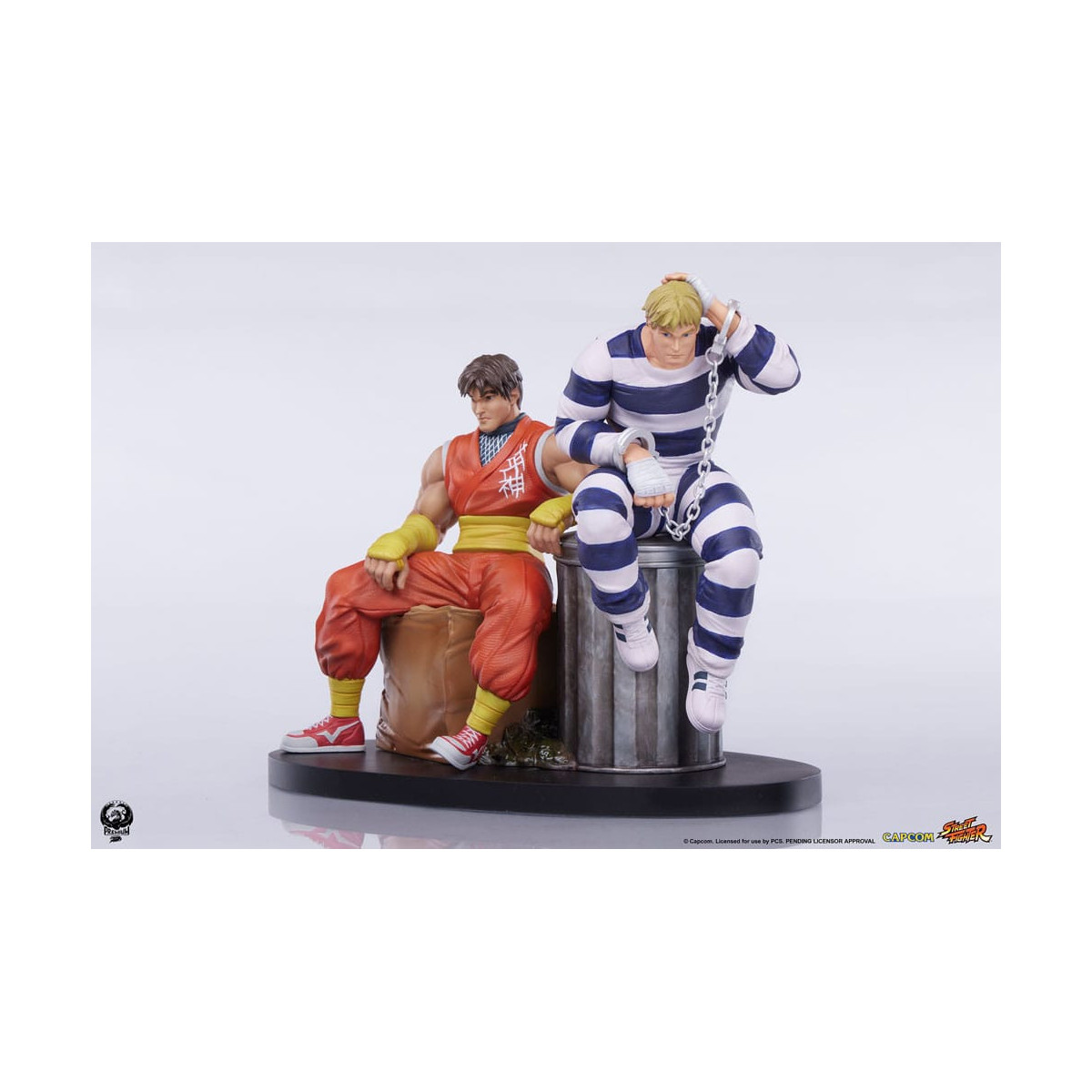 PCS - Street Fighter street Jam - Juego de estatuas a escala 1:10 de Cody y Guy