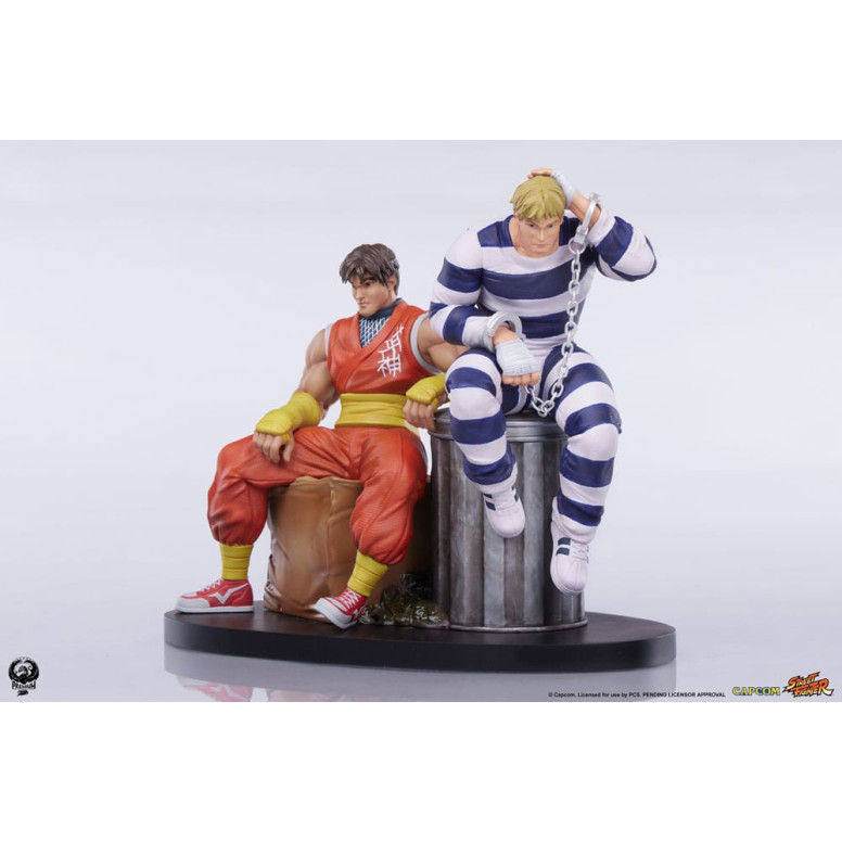 PCS - Street Fighter street Jam - Juego de estatuas a escala 1:10 de Cody y Guy