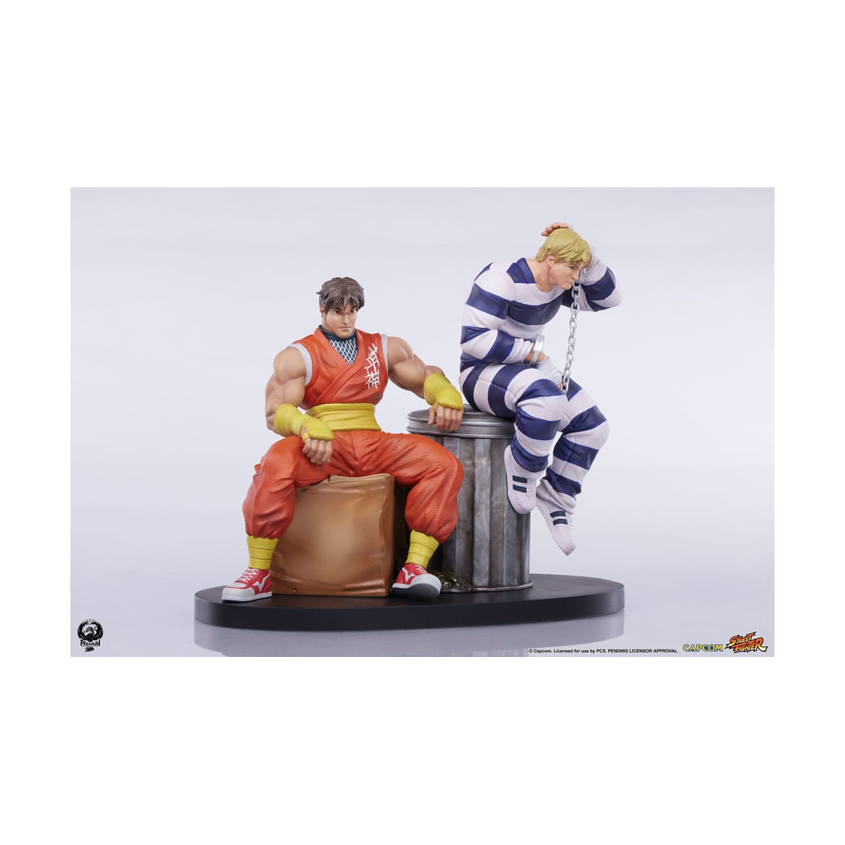 PCS - Street Fighter street Jam - Juego de estatuas a escala 1:10 de Cody y Guy