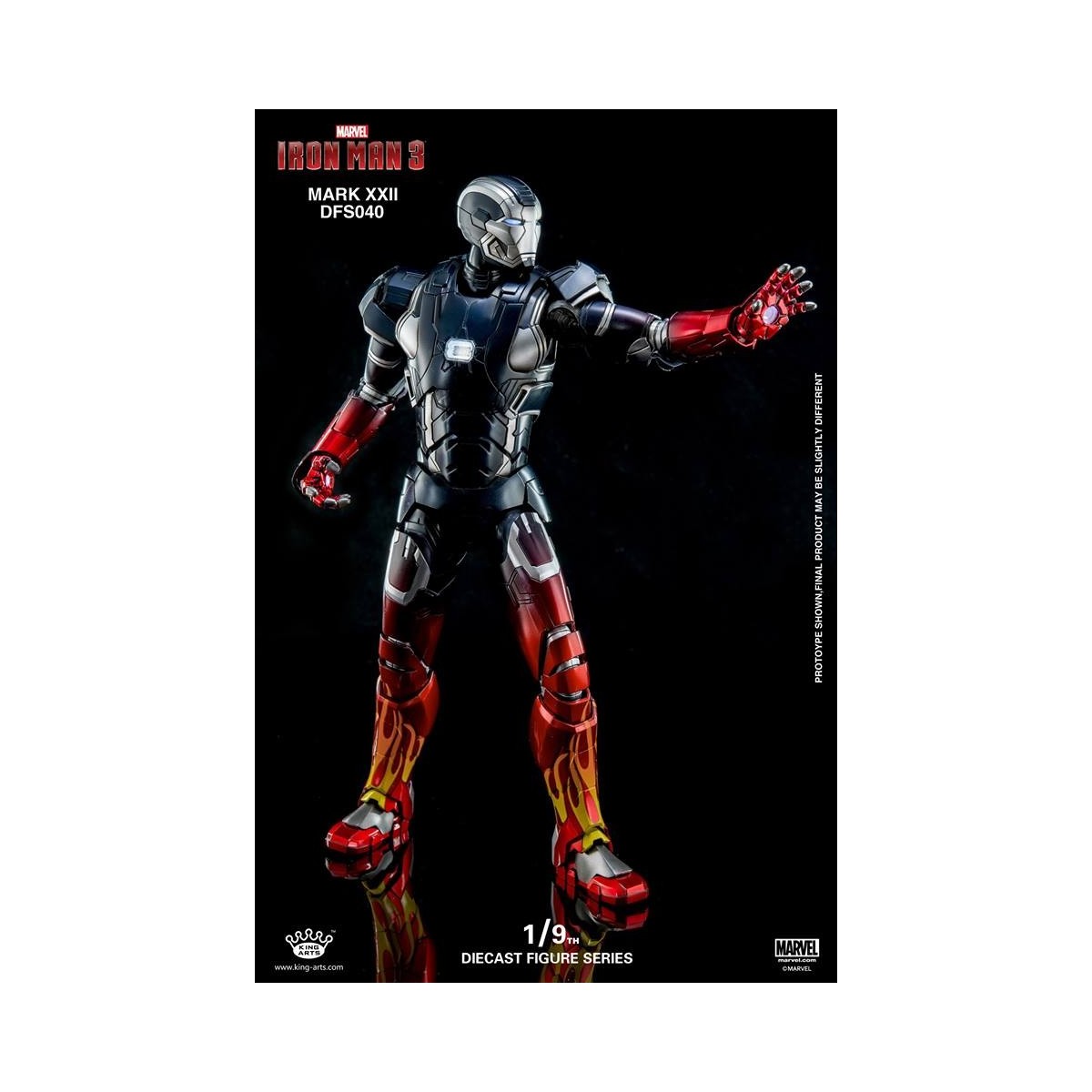 King Arts Iron Man Mark VII 1/9 figurine articulée