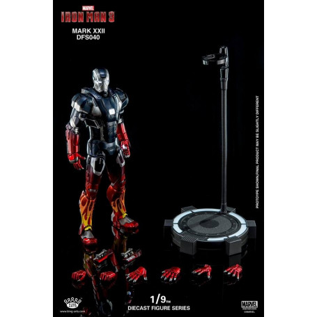 King Arts Iron Man Mark VII 1/9 figurine articulée