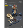 JoyToy - Nivel Secreto - Ultramarines Metaurus con Power Axe, Stormshield y Plasma Pistol 1/18 - Warhammer 40000