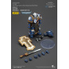 JoyToy - Nivel Secreto - Ultramarines Torvald con Power Sword, Stormshield y Bolt Pistol 1/18 - Warhammer 40000