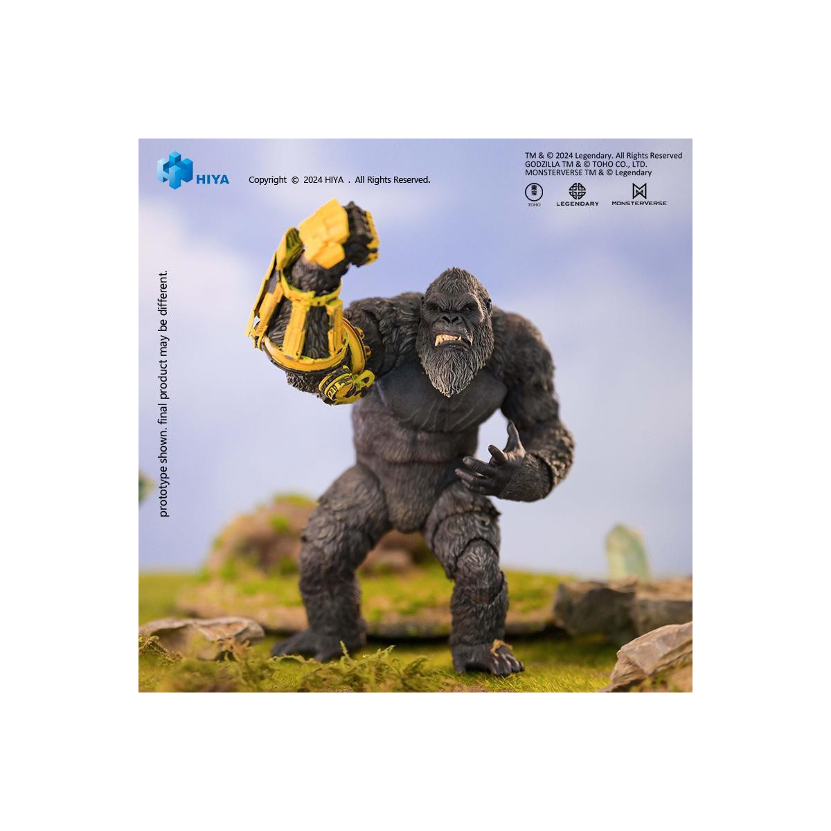 HIYA TOYS - Serie Básica Exquisita - Kong B.E.A.S.T. Guante Ver. - Godzilla x Kong: El Nuevo Imperio (2024)