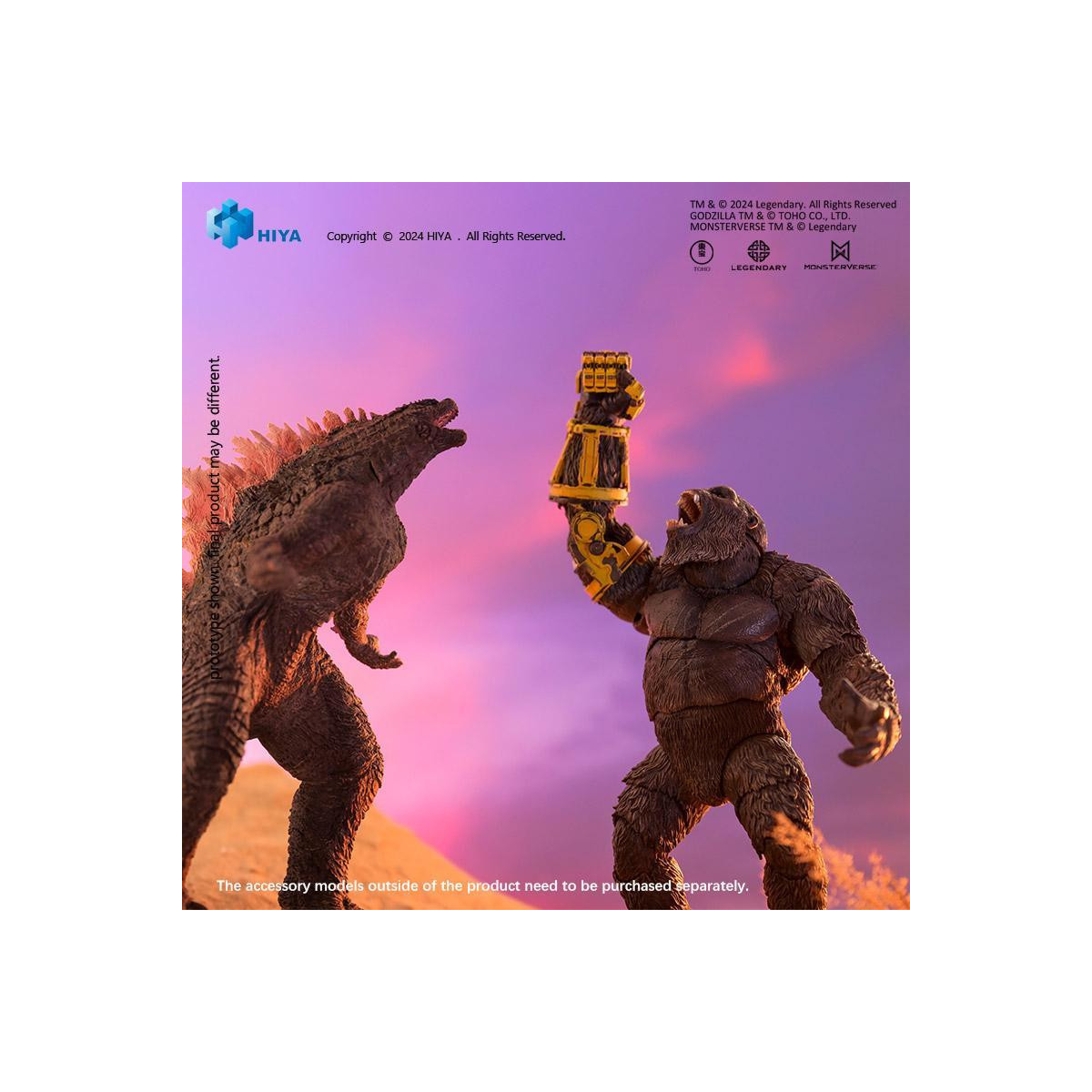 HIYA TOYS - Serie Básica Exquisita - Kong B.E.A.S.T. Guante Ver. - Godzilla x Kong: El Nuevo Imperio (2024)