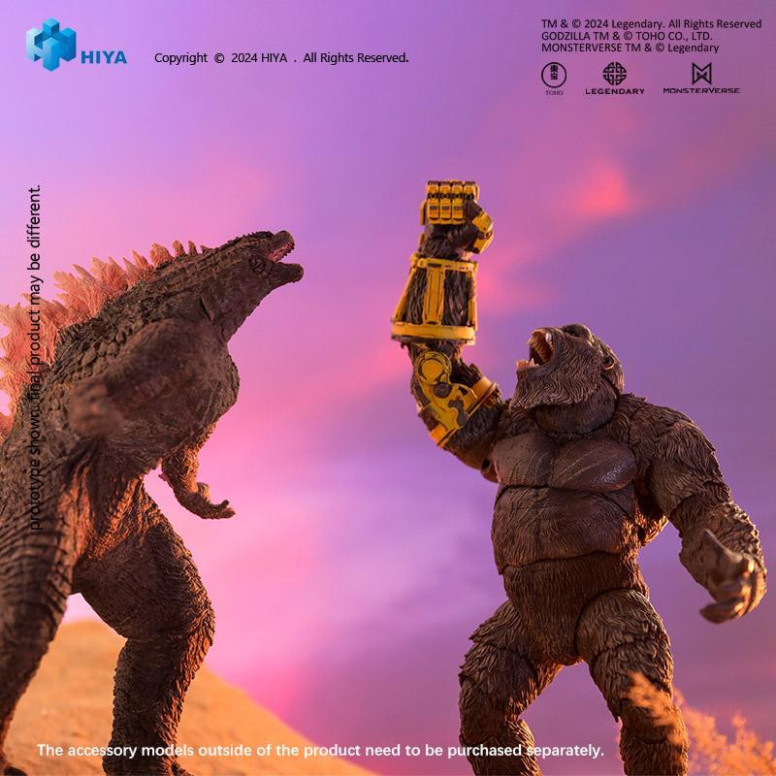 HIYA TOYS - Serie Básica Exquisita - Kong B.E.A.S.T. Guante Ver. - Godzilla x Kong: El Nuevo Imperio (2024)