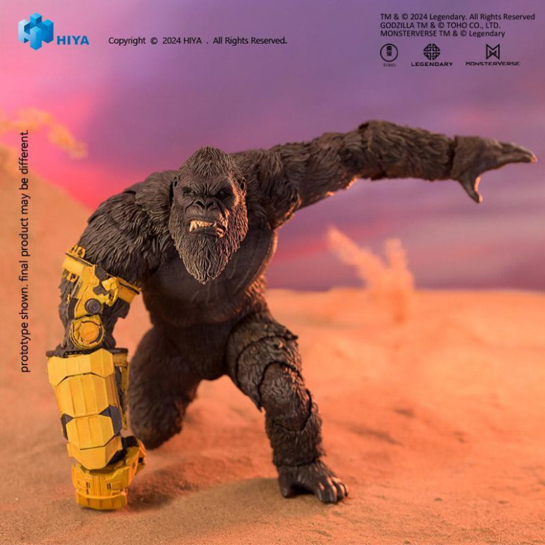 HIYA TOYS - Serie Básica Exquisita - Kong B.E.A.S.T. Guante Ver. - Godzilla x Kong: El Nuevo Imperio (2024)