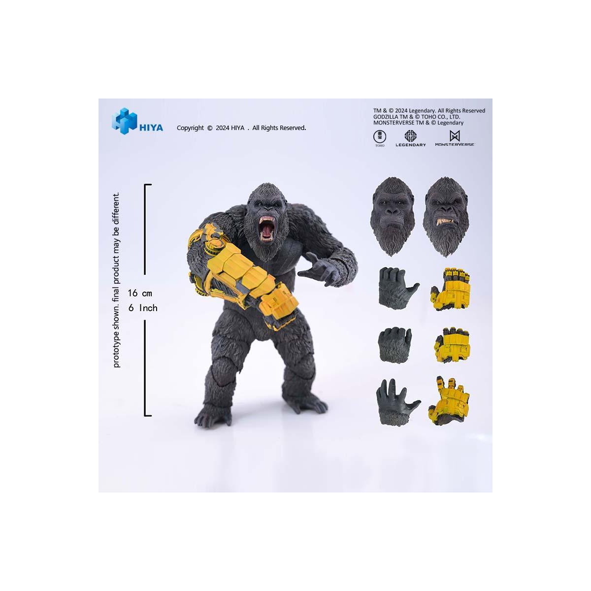 HIYA TOYS - Serie Básica Exquisita - Kong B.E.A.S.T. Guante Ver. - Godzilla x Kong: El Nuevo Imperio (2024)