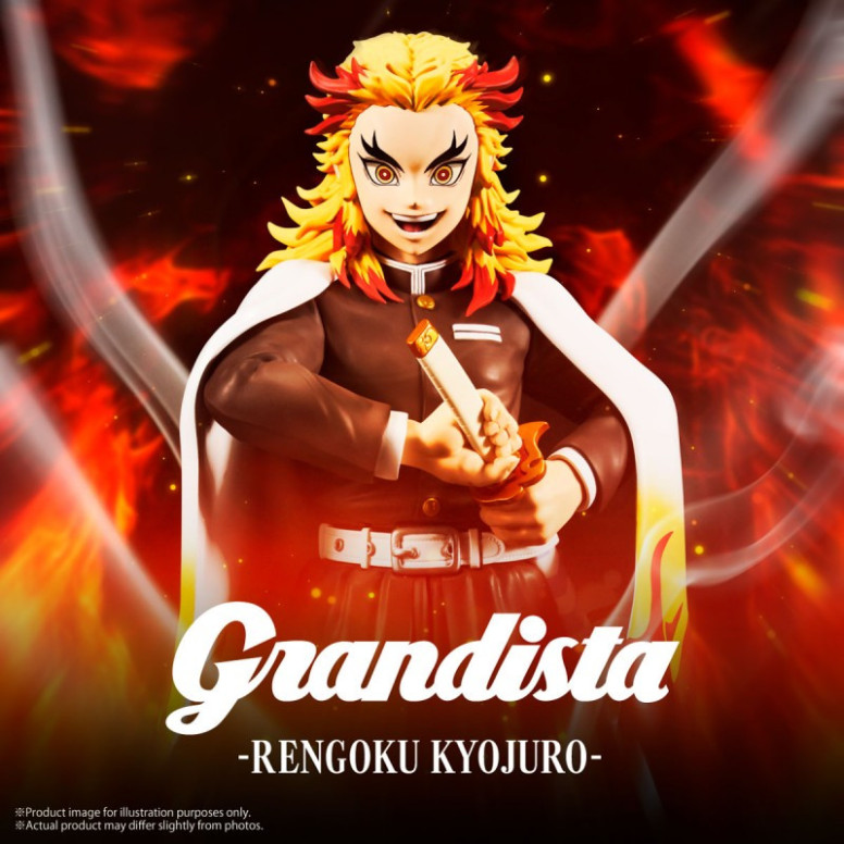 Banpresto Guardianes de la Noche (Kimetsu no Yaiba) Grandista KYOJURO RENGOKU