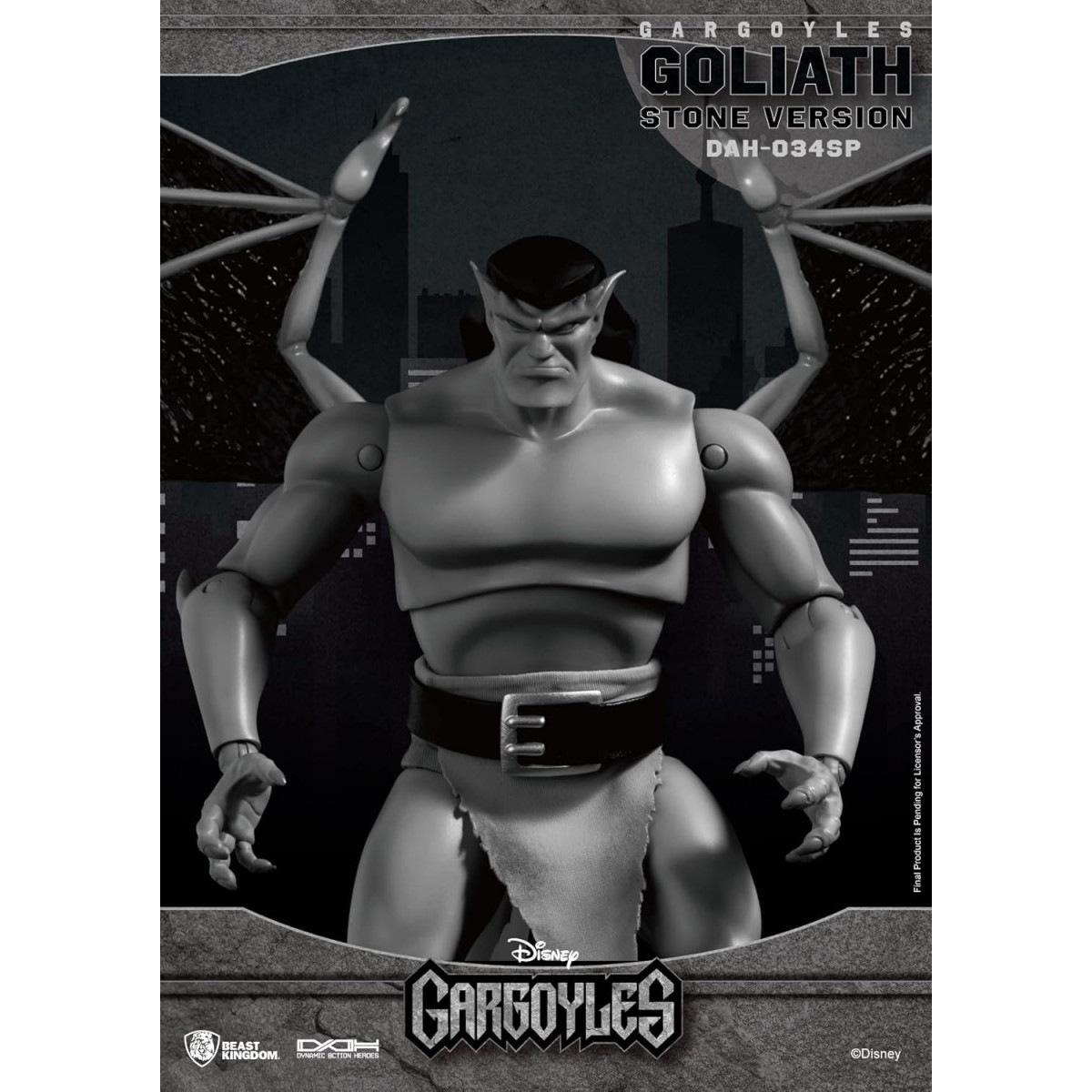 Beast Kingdom - GOLIATH STONE VERSION (SDCC 2023) - Gargoyles Dynamic Action Heroes 1/9