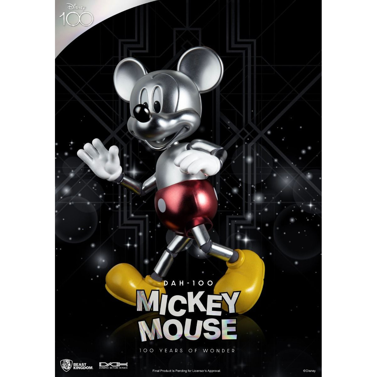 Beast Kingdom Disney 100 Años de Maravillas - Mickey Mouse Mouse - Dynamic Action Heroes 1/9 - D100