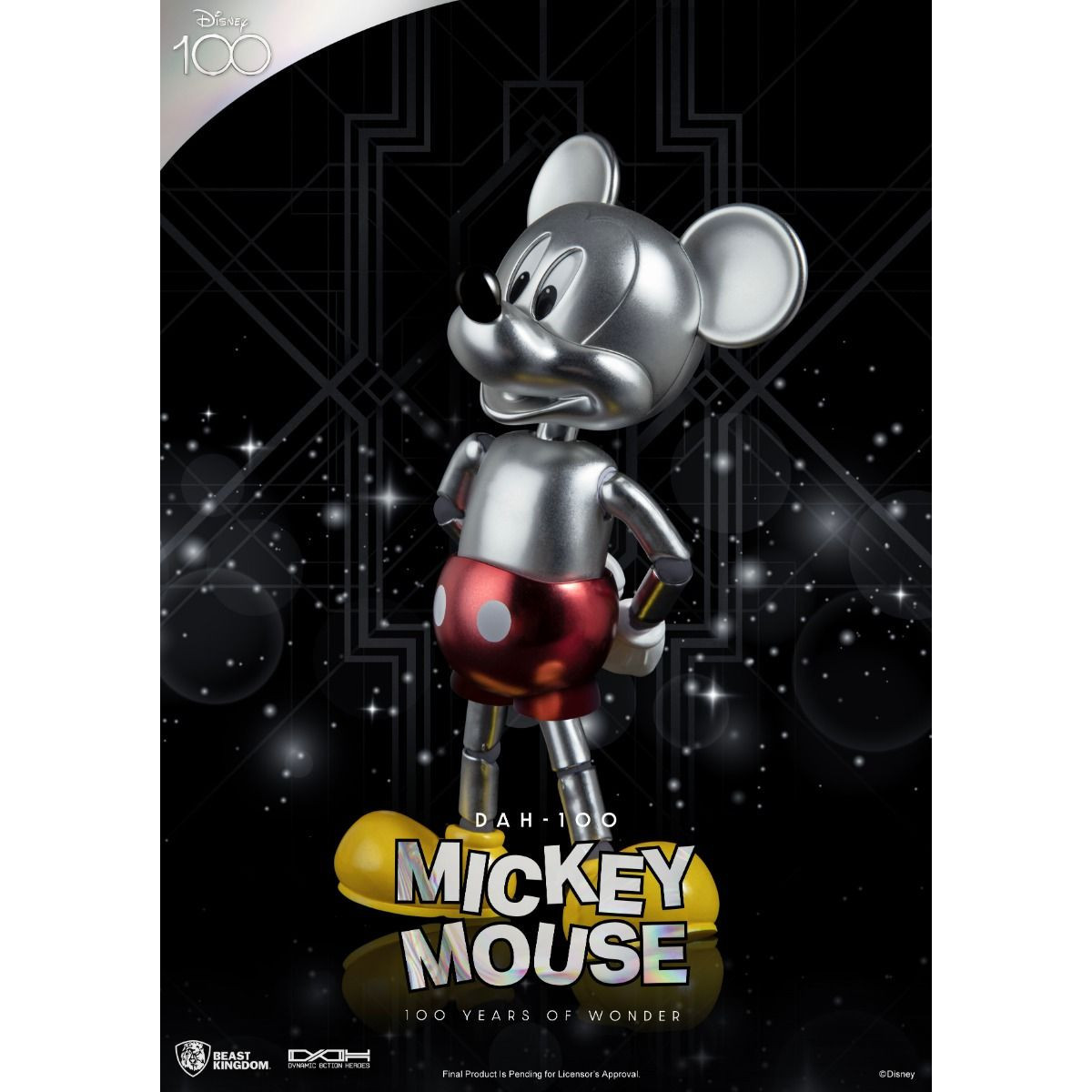 Beast Kingdom Disney 100 Años de Maravillas - Mickey Mouse Mouse - Dynamic Action Heroes 1/9 - D100