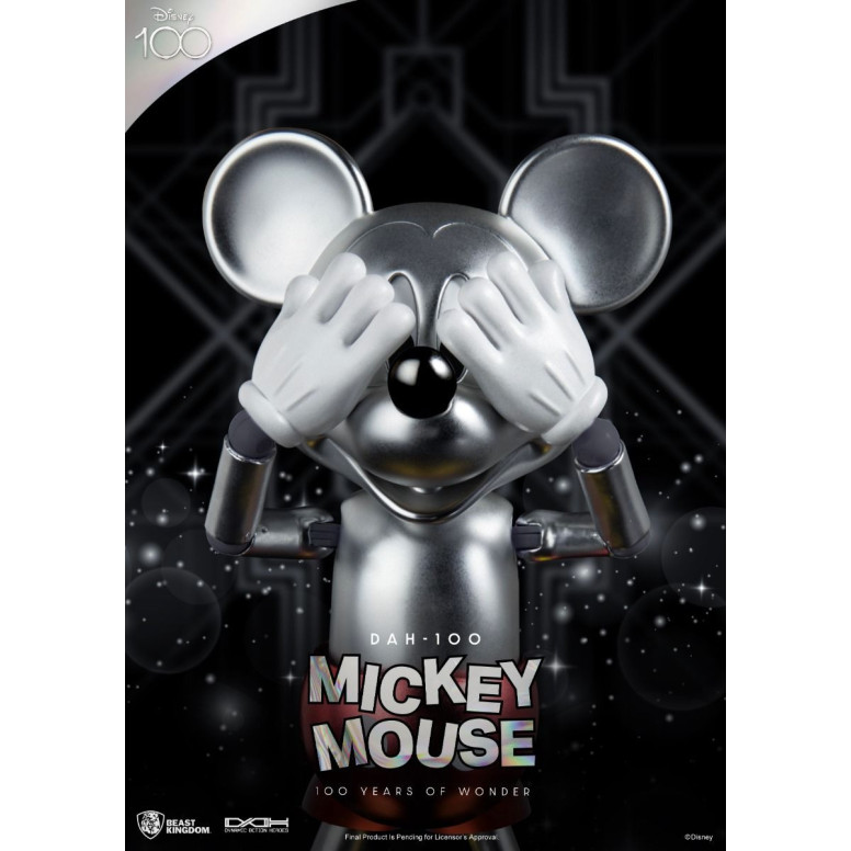 Beast Kingdom Disney 100 Años de Maravillas - Mickey Mouse Mouse - Dynamic Action Heroes 1/9 - D100