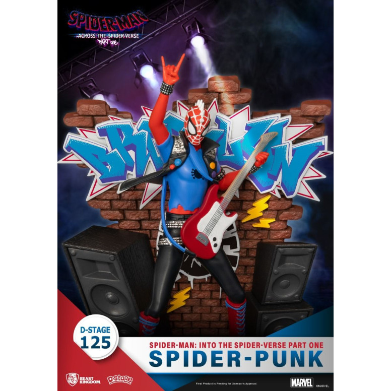 Beast Kingdom Marvel Comics Diorama PVC - Spider-Punk D-Stage Spider-Man: Across the Spider-Verse Part One