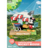 Beast Kingdom Disney - D-Stage Diorama de PVC Serie Camping - Mickey Mouse Ratón Edición Especial