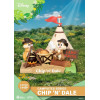 Beast Kingdom Disney - D-Stage Diorama de PVC Serie Camping - Chip 'n' Dale Edición Especial