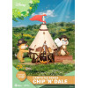 Beast Kingdom Disney - D-Stage Diorama de PVC Serie Camping - Chip 'n' Dale Edición Especial