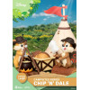 Beast Kingdom Disney - D-Stage Diorama de PVC Serie Camping - Chip 'n' Dale Edición Especial