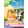 Beast Kingdom Disney - D-Stage Diorama de PVC Serie Camping - Edición especial Minnie y Pluto