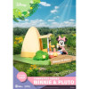 Beast Kingdom Disney - D-Stage Diorama de PVC Serie Camping - Edición especial Minnie y Pluto