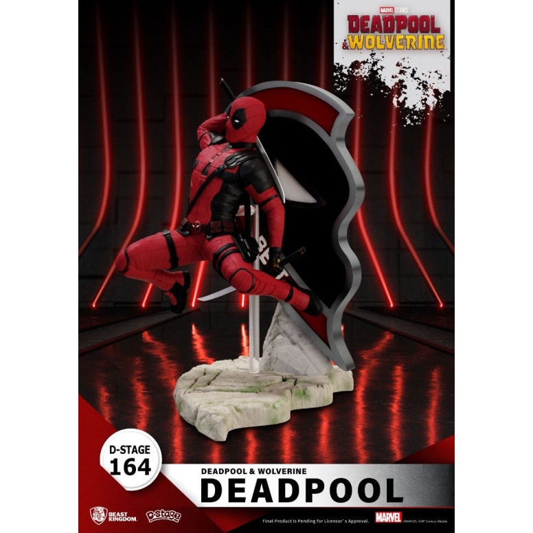 Beast Kingdom Marvel Diorama PVC - Deadpool & Wolverine - Deadpool D-Stage