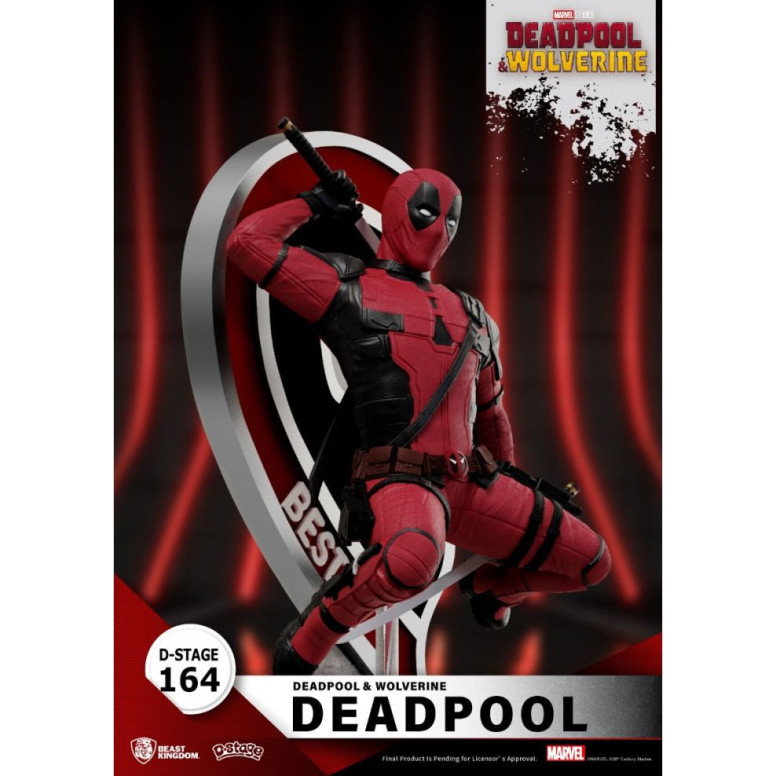 Beast Kingdom Marvel Diorama PVC - Deadpool & Wolverine - Deadpool D-Stage