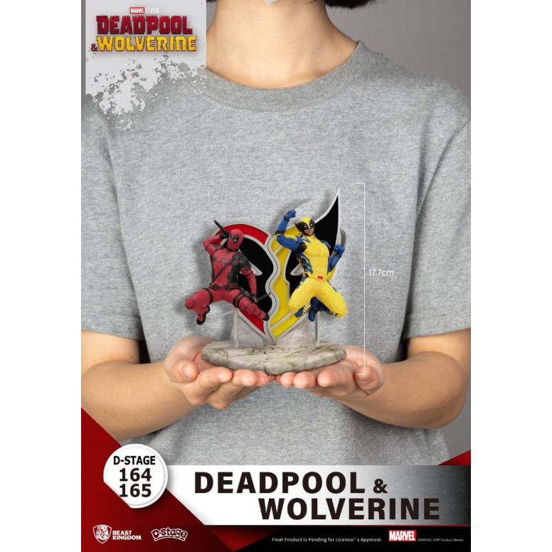 Beast Kingdom Marvel Diorama PVC - Deadpool & Wolverine - Deadpool D-Stage