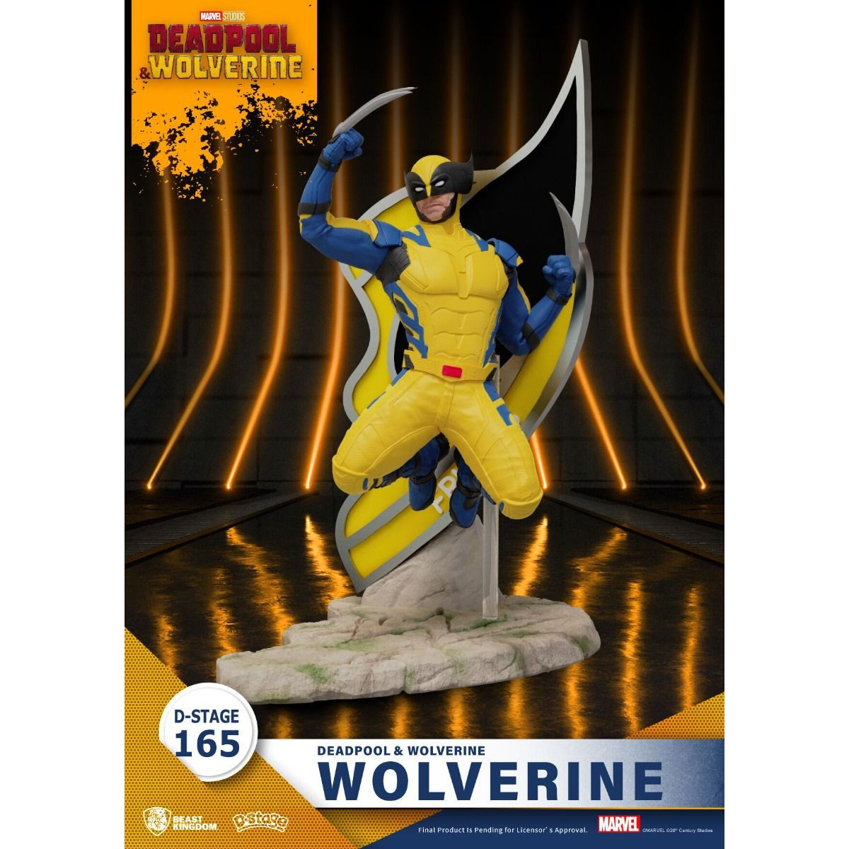 Beast Kingdom Marvel Diorama PVC - Deadpool & Wolverine - Lobezno D-Stage