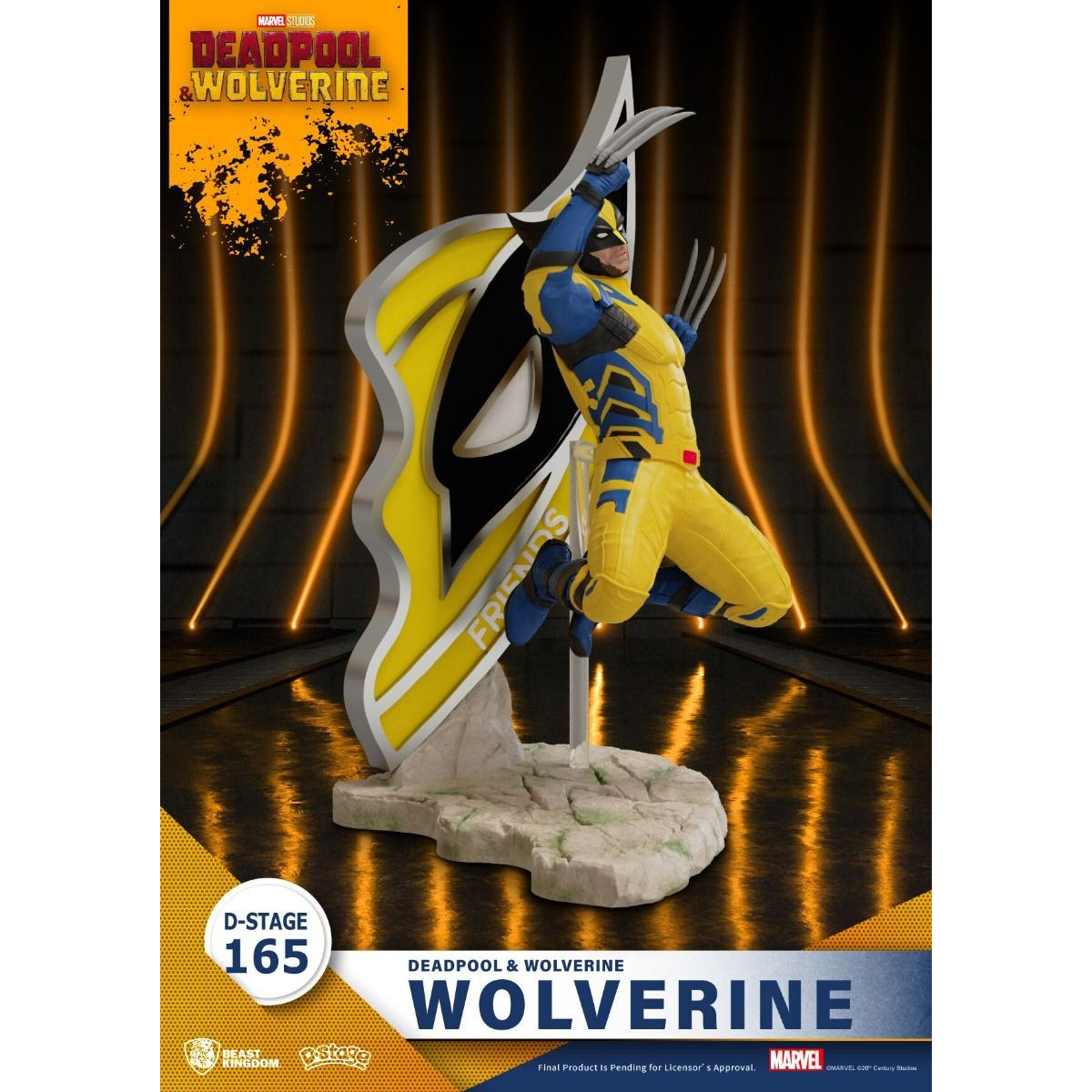 Beast Kingdom Marvel Diorama PVC - Deadpool & Wolverine - Lobezno D-Stage