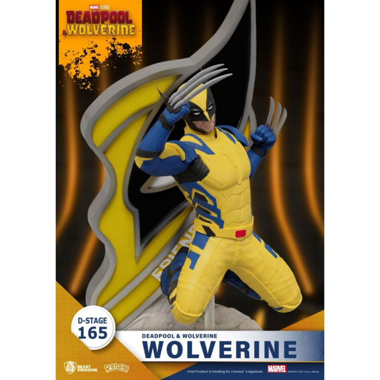 Beast Kingdom Marvel Diorama PVC - Deadpool & Wolverine - Lobezno D-Stage