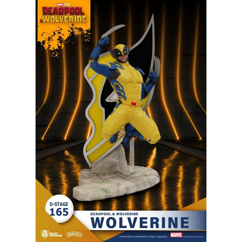 Beast Kingdom Marvel Diorama PVC - Deadpool & Wolverine - Lobezno D-Stage
