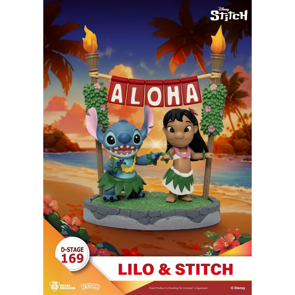Beast Kingdom Disney Lilo & Stitch - Aloha Stitch - D-Stage